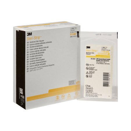 Strips Skin Closure Steri-Strip™ 1 X 5 Inch Nonwoven Material Reinforced Strip White (25/BX 4BX/CS) by Solventum Corporation  ID R1548